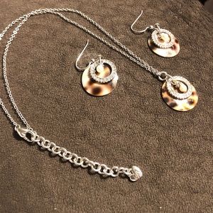 EUC Brighton Tortoise shell disc/crystals/pearl.